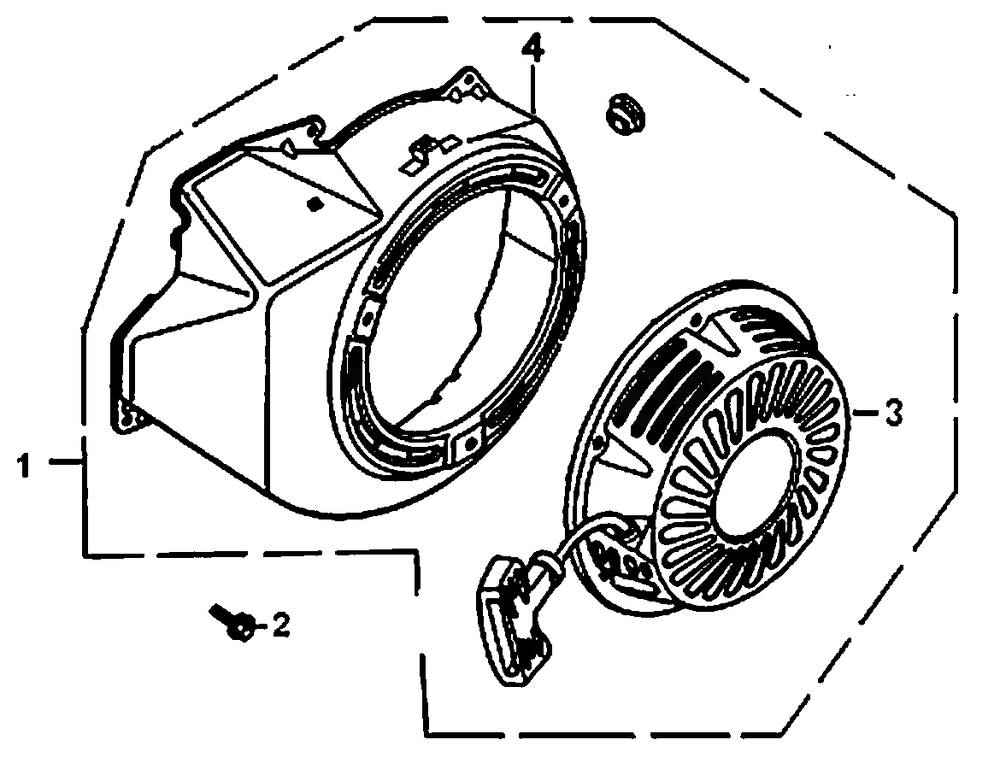 Starter Diagram and Parts List for GP5500 (6593910A - 7330563A)(2012) Generac Generator