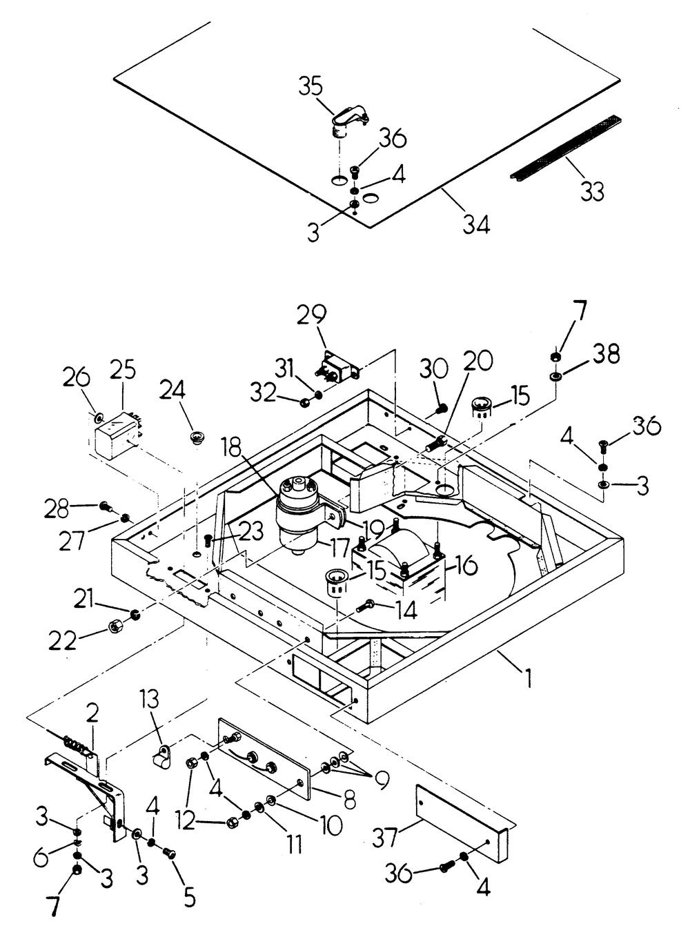 Blower Shroud Diagram and Parts List for 6209-0  Generac Generator