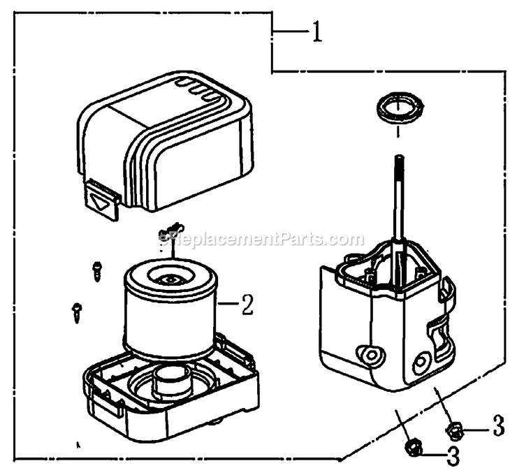 Air Cleaner Diagram and Parts List for 006024R2 (8199720)(2015) Generac Generator