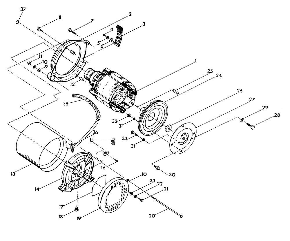 Generator 4w118e Diagram and Parts List for 9112-7  Generac Generator