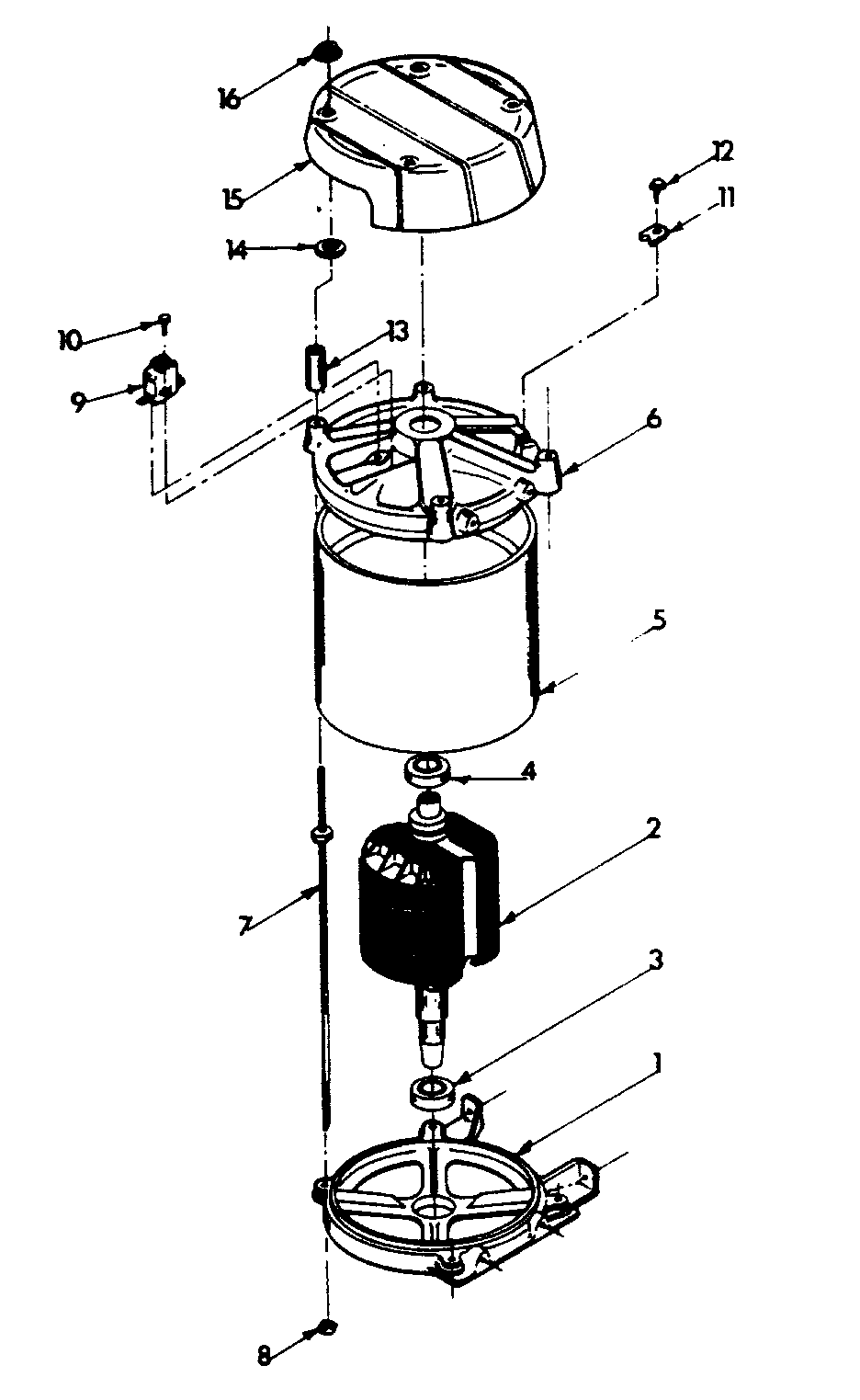 A-C Generator Diagram and Parts List for 9007-1  Generac Generator