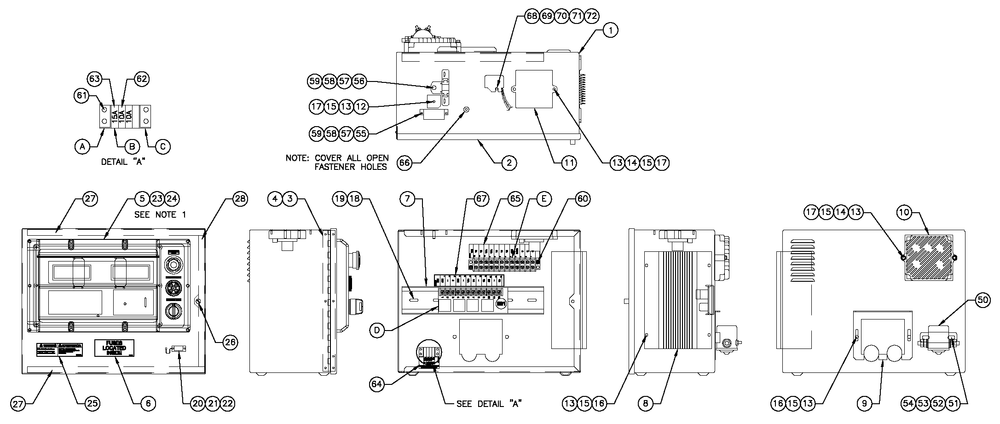 H-Panel 10a Battery Charger E-Gov 12v Diagram and Parts List for QT02524ANANA (4911910)(2007) Generac Generator