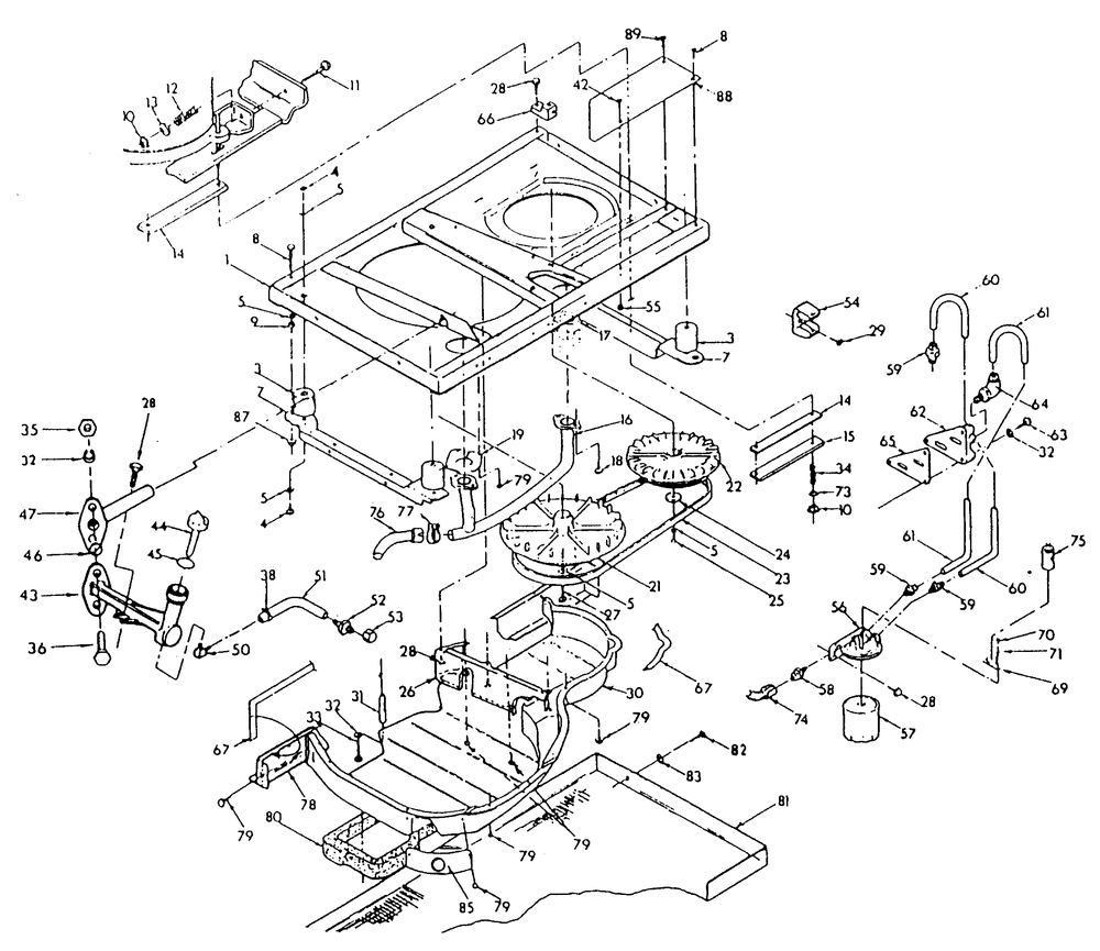 Base And Pulleys (Side Exhaust) Diagram and Parts List for 9290-0  Generac Generator