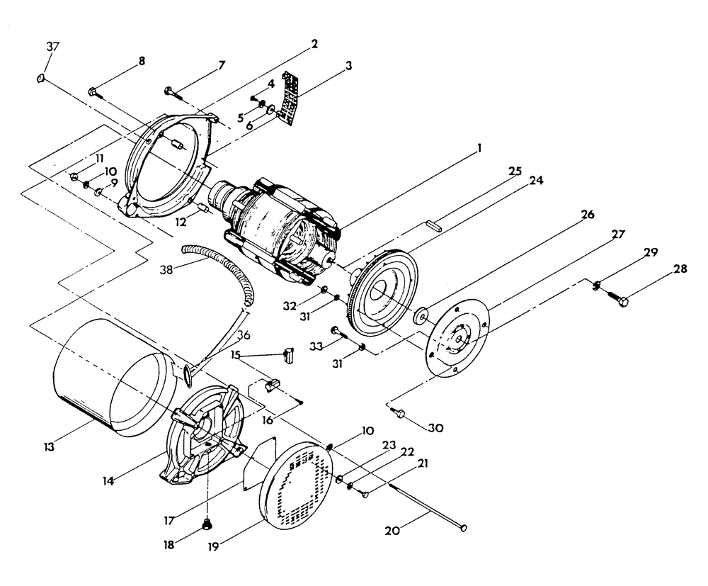 Generator Diagram and Parts List for 9112-2  Generac Generator