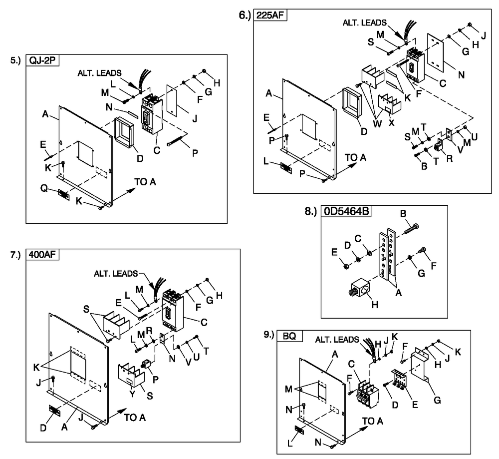 Cpl C2 And C4 Flex Hsb Diagram and Parts List for QT03524ANAN (4369500 - 4407182)(2006) Generac Generator
