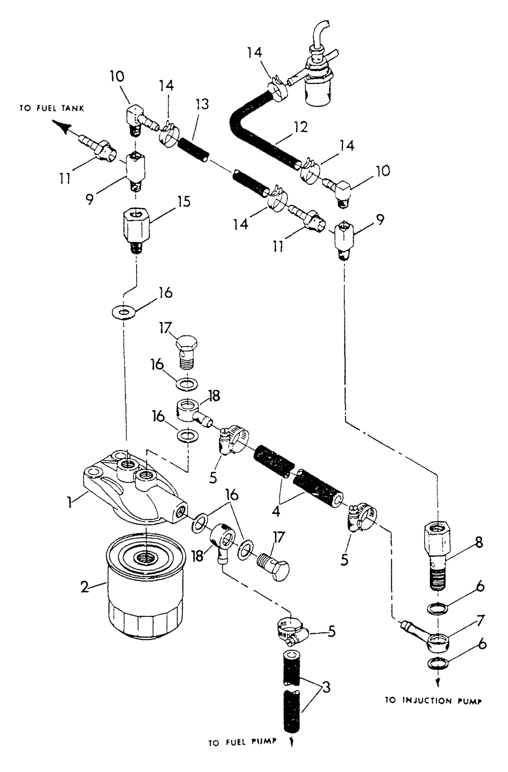Fuel Supply Diagram and Parts List for 9422-0  Generac Generator