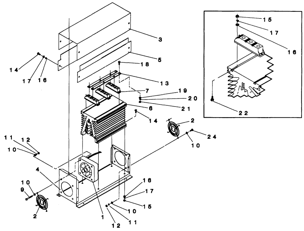 Rectifier Module Diagram and Parts List for 0898-0  Generac Generator