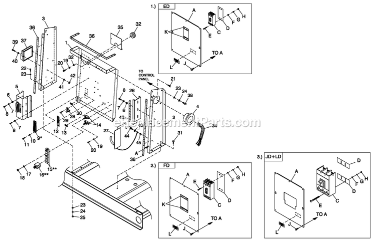 Cpl C3 H Control (3) Diagram and Parts List for QT07068GNNNA (5011556)(2008) Generac Generator