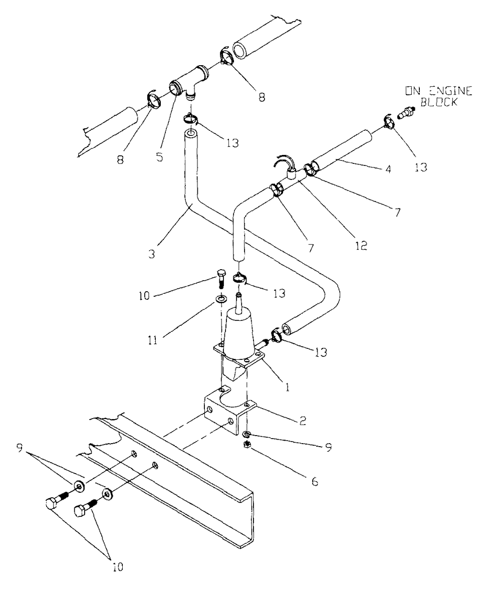 Engine Heater Diagram and Parts List for 4383-0  Generac Generator