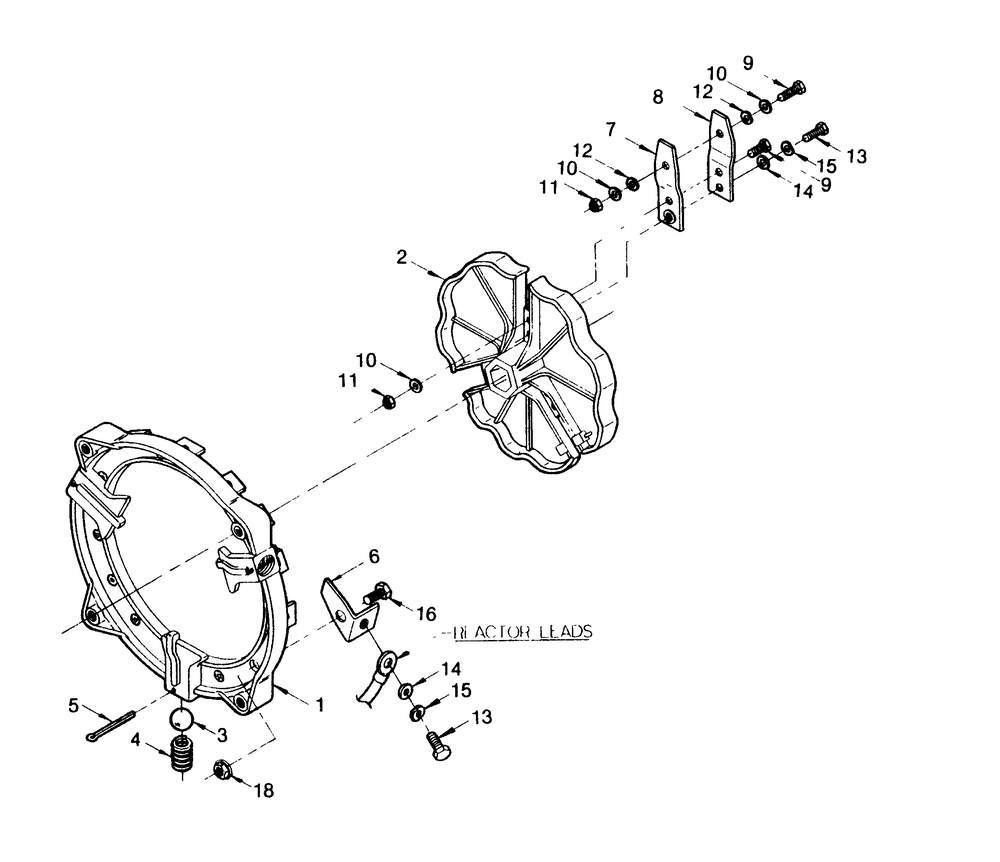 Amperage Selector Switch Diagram and Parts List for 1005-A  Generac Welder