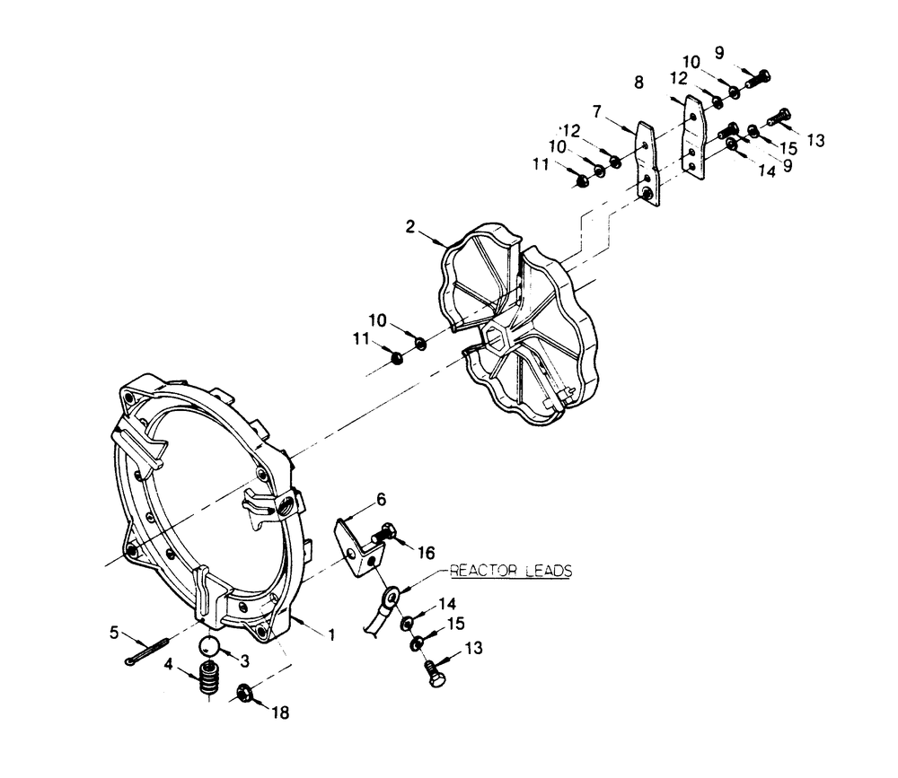 Amperage Switch Diagram and Parts List for 1008-D  Generac Welder
