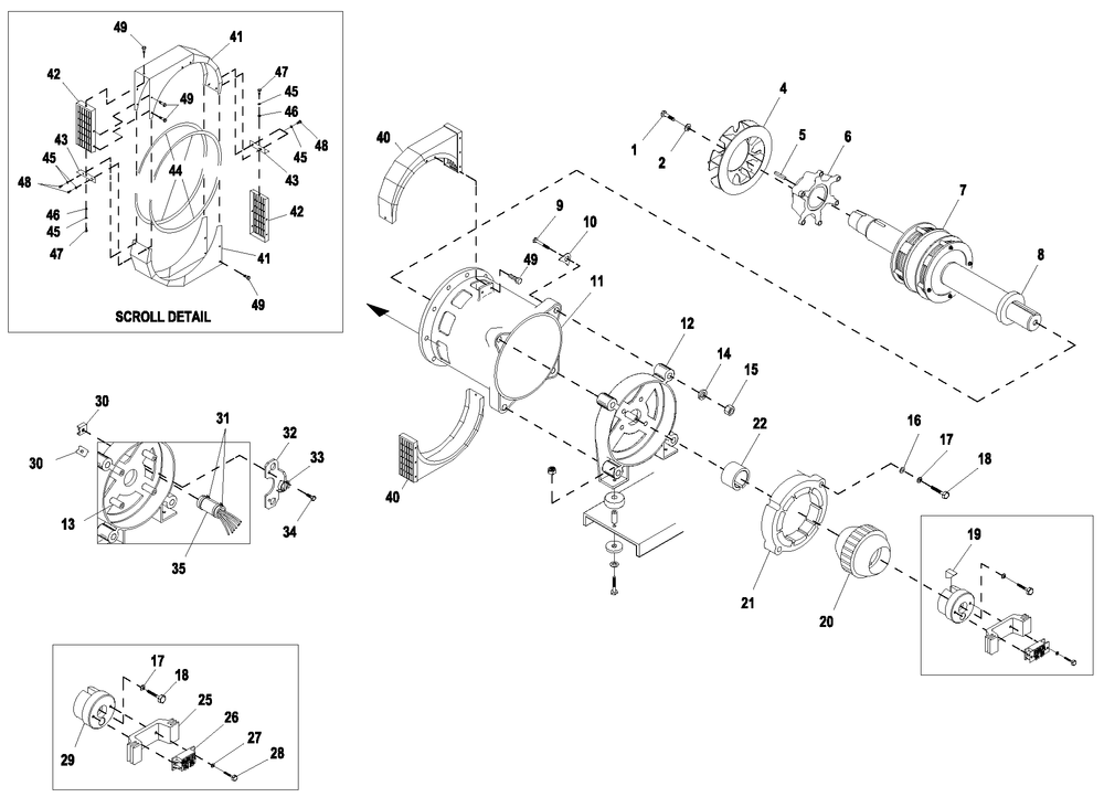 Ev Alternator Cpl Gb 2 Diagram and Parts List for ET10068GVAC (6736177 - 9116450)(2014) Generac Generator