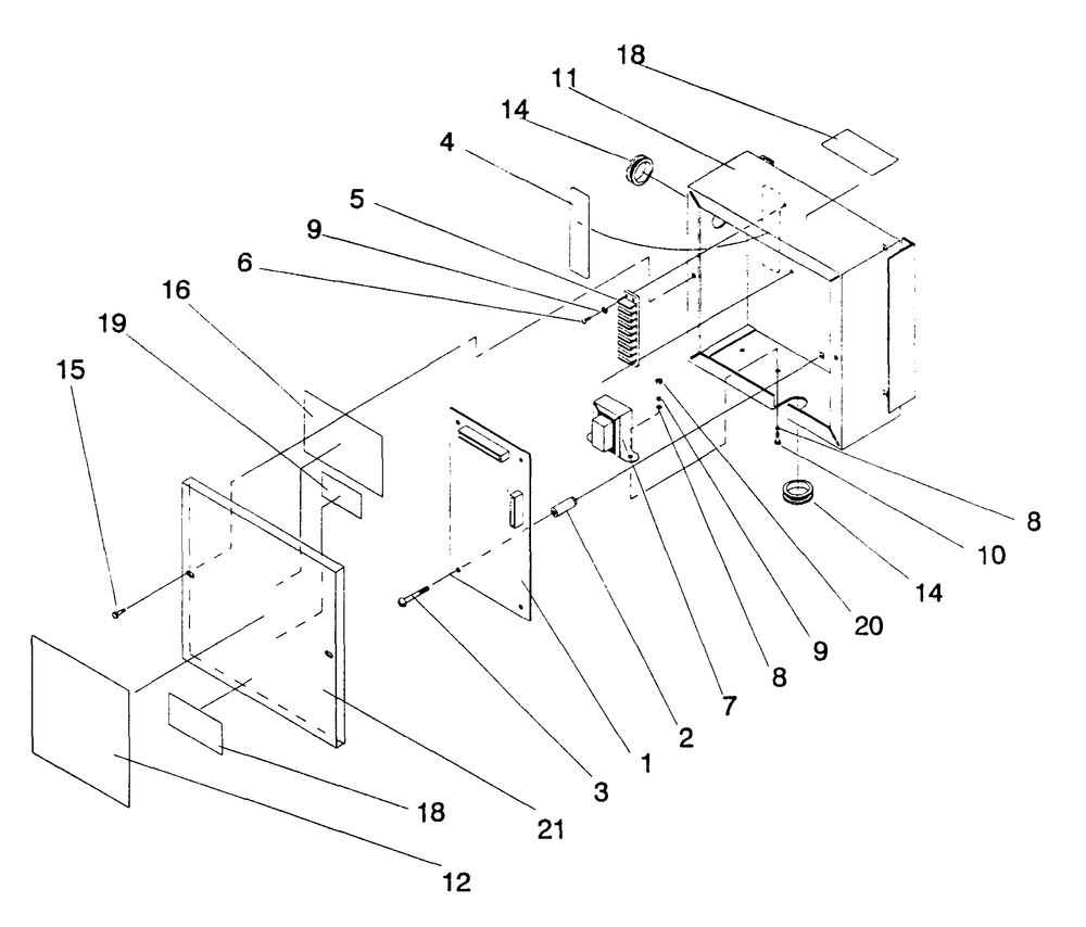Cma Assembly Diagram and Parts List for 4092-0  Generac Generator