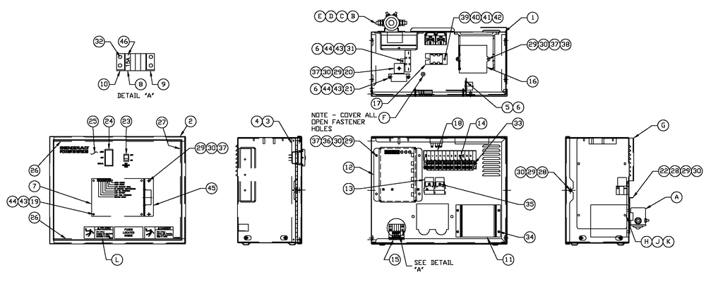 Av R200 3600 Rpm Diagram and Parts List for QT04524ANSN (5138429 - 5226378)(2008) Generac Generator