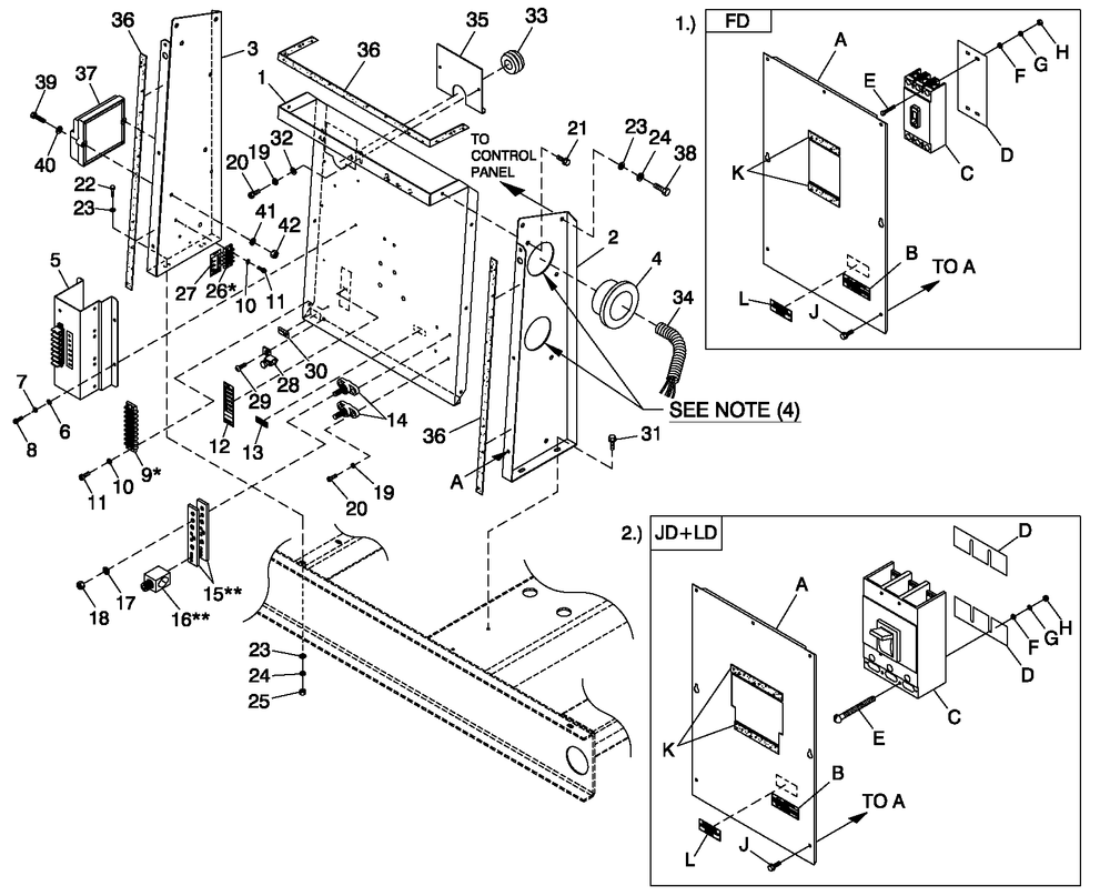 Cpl C3 H Control Cb Connection Diagram and Parts List for BT10054ANSN (4106V20159)(2006) Generac Generator