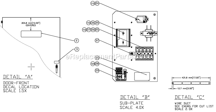 Av Rtsr/V 800a (2) Diagram and Parts List for RTSR600A3 (9525545)(2016) Generac Generator