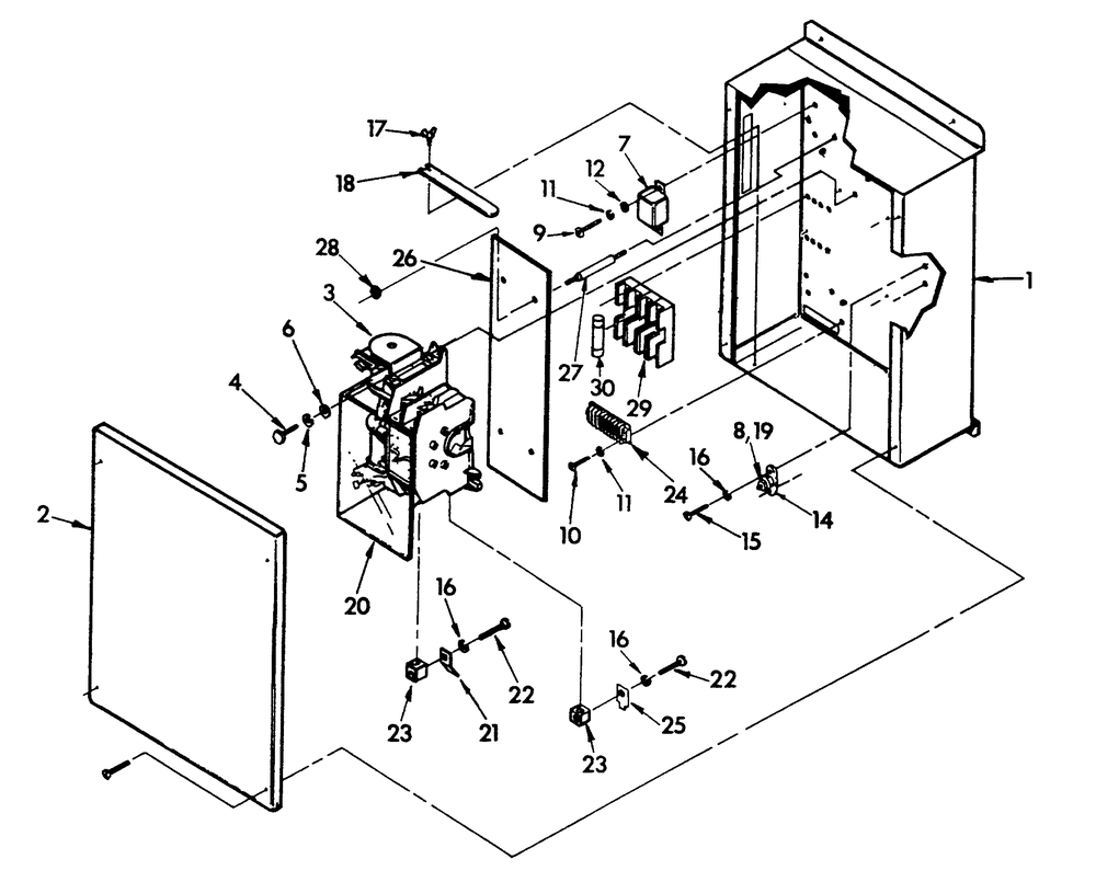 Transfer Switch Diagram and Parts List for 9067-3  Generac Generator