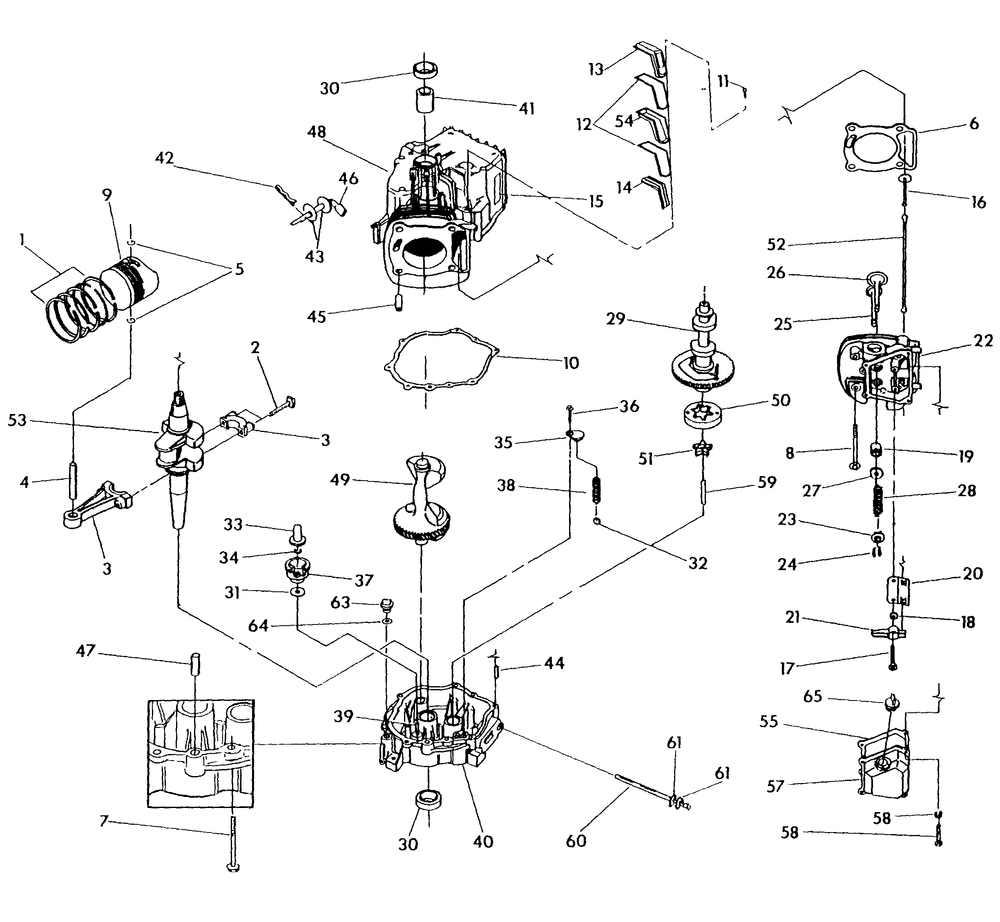 Gn-360 Engine Diagram and Parts List for 9840-2  Generac Generator