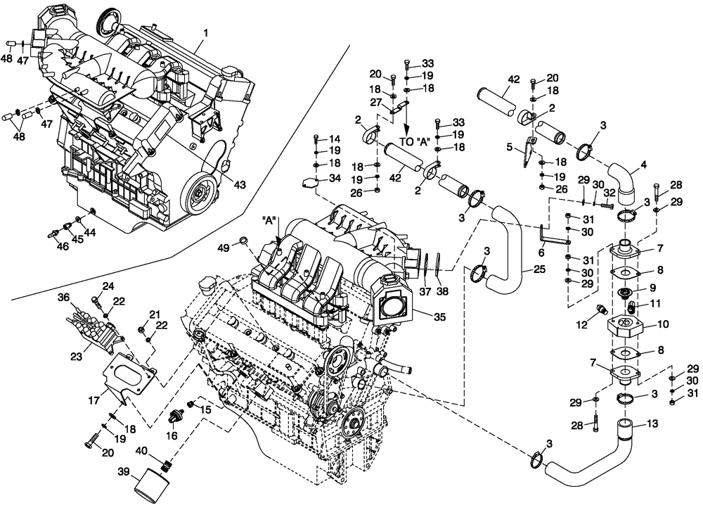Engine Make 3.0l G3 Diagram and Parts List for CT06030ANAN (1907V23210 - 4807V25565)(2007) Generac Generator