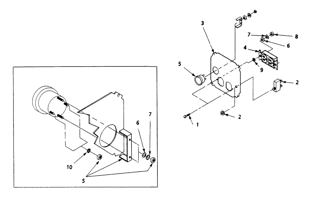 Control Panel (Part 2) Diagram and Parts List for 9307-1  Generac Generator