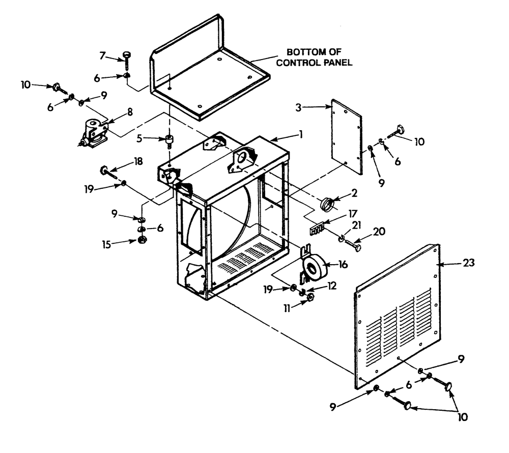 Ac Connection Panel Diagram and Parts List for 9303-5  Generac Generator