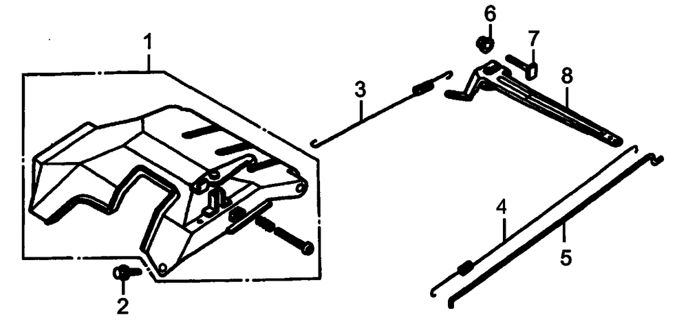 Control 1 Diagram and Parts List for 0064270 (7654565A)(2012) Generac Generator