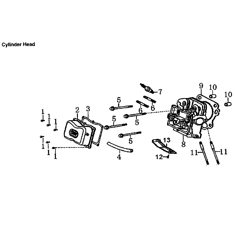 Crankcase Diagram and Parts List for 5941-2  Generac Generator