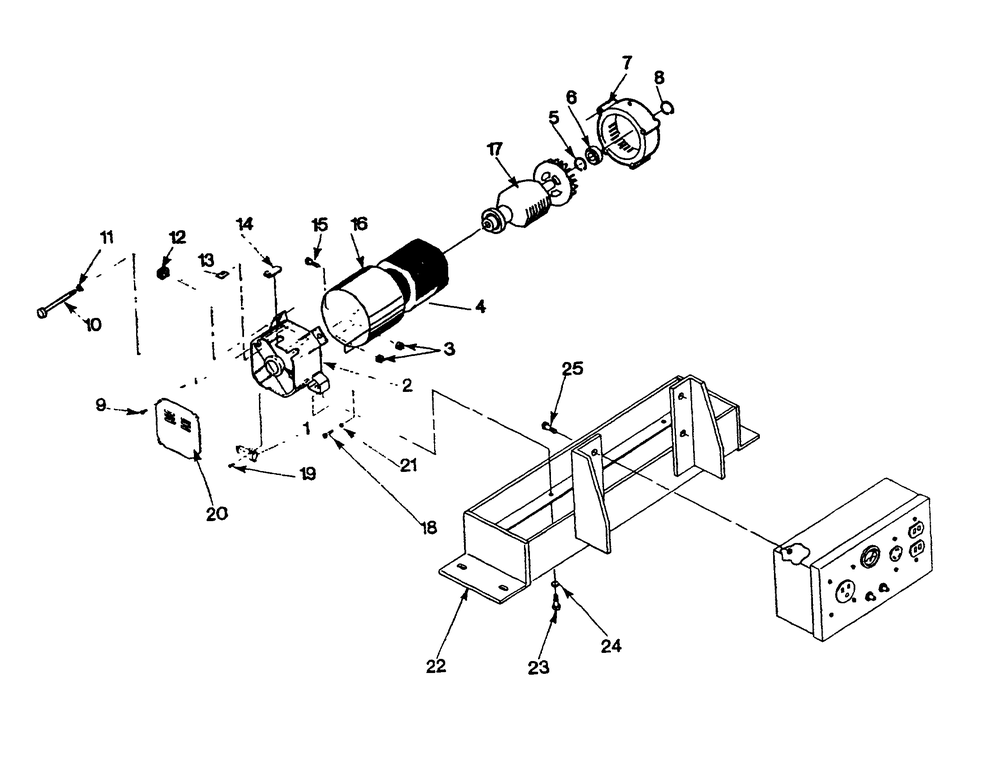 Generator Diagram and Parts List for 9651-0  Generac Generator