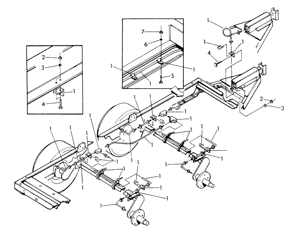 Trailer Hydraulics Diagram and Parts List for 9400-0  Generac Generator
