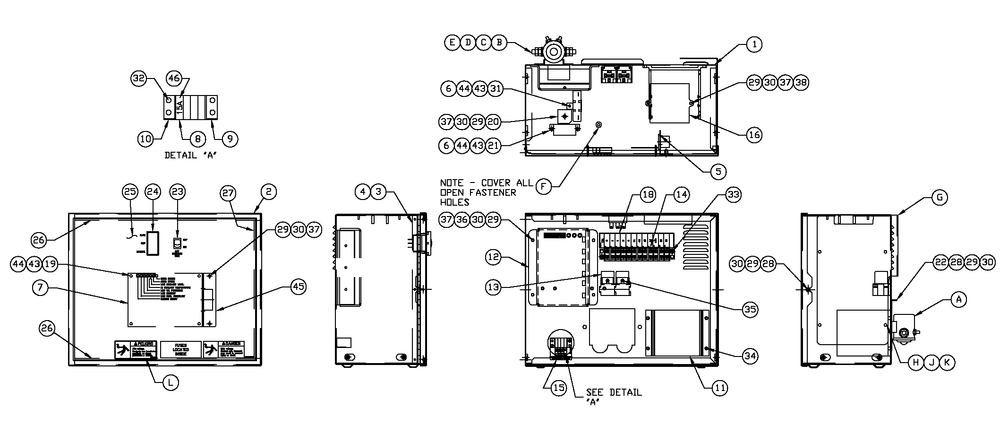 R-200 1800 Rpm 2.4l Diagram and Parts List for QT02524ANAN (4828186 - 4838636)(2007) Generac Generator