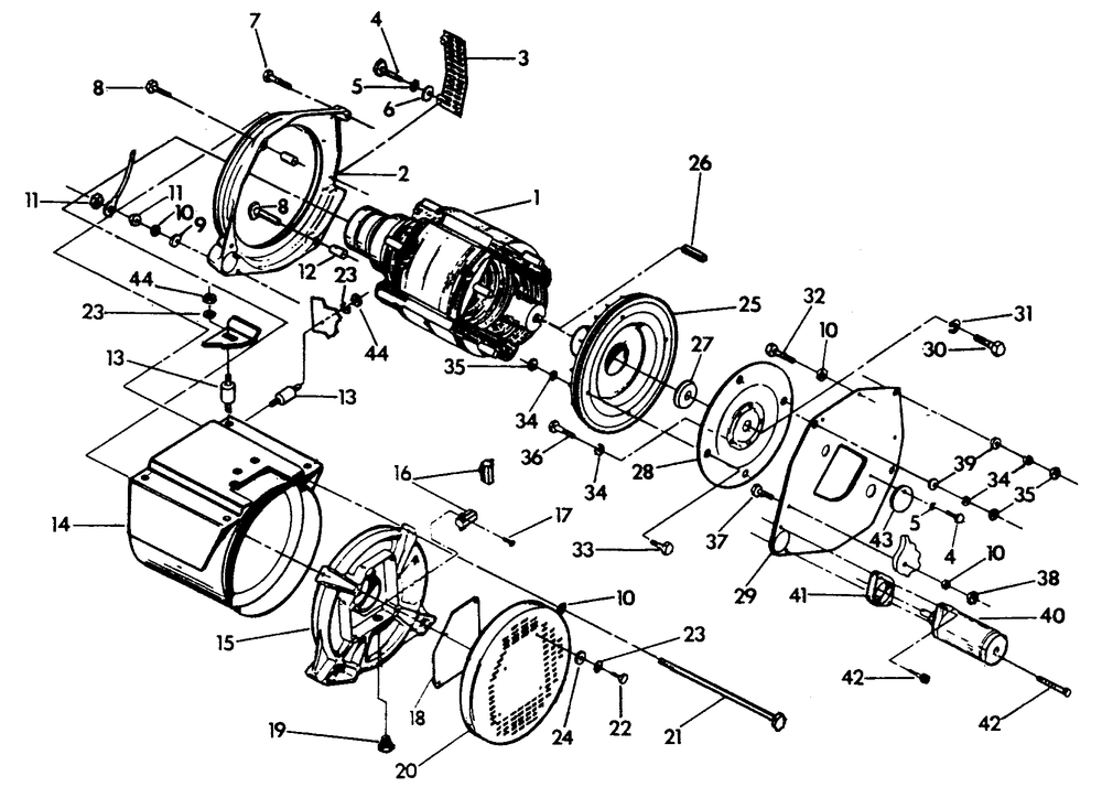 Generator Diagram and Parts List for 9146-0  Generac Generator