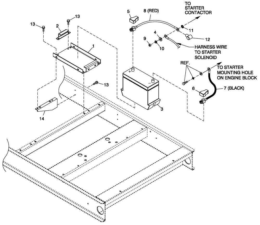 Mounting Base 4.6l G3 Diagram and Parts List for ET08054JVAX (9720704)(2015) Generac Generator