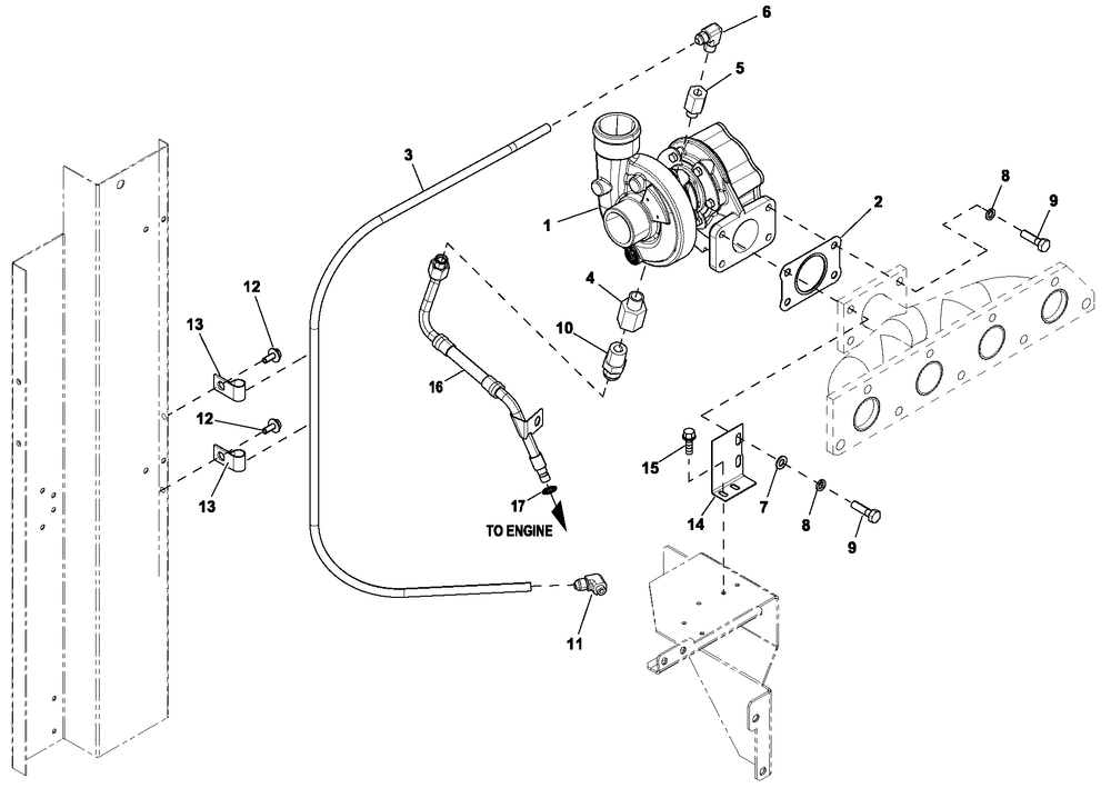 Ev Turbo 2.4l G2 36kw Diagram and Parts List for HT03524ANAX (7064093 - 8357475)(2013) Generac Generator