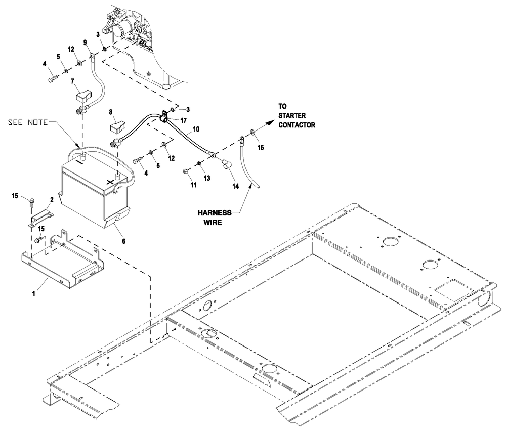 Ev Barrery C1 1.6l Diagram and Parts List for ET03015JNSX (6939858)(2012) Generac Generator