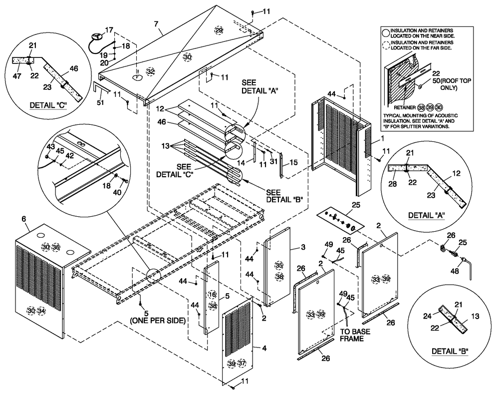Ev Enclosure C5 Pvt Lbl Diagram and Parts List for CT08046ANSN (3507V24654)(2007) Generac Generator