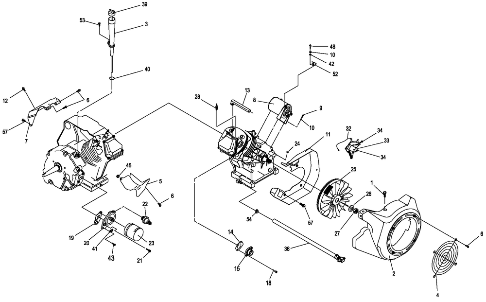 Diagram 2 Diagram and Parts List for 0062630 (8692252 - 8692267)(2014) Generac Generator