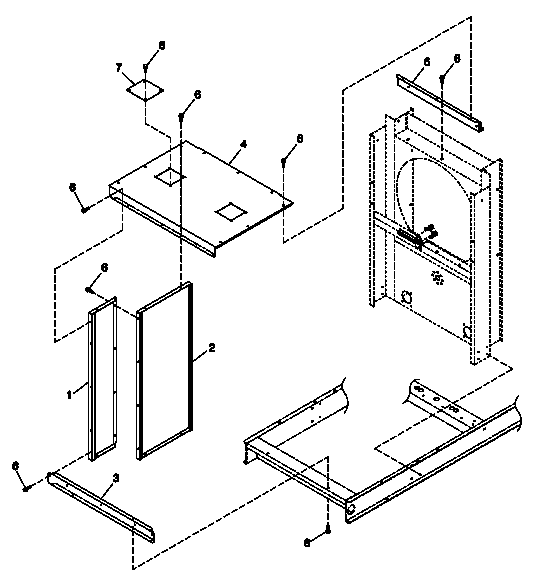 Cool Sys 5.4l/6.8l O/S C5 Diagram and Parts List for QT08054ANNNA (4842570 - 4862749)(2007) Generac Generator