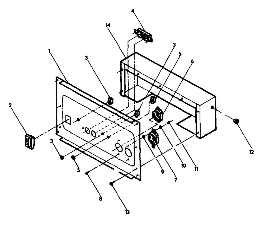 Panel No. 75990 Diagram and Parts List for HD6000 (9093-0)(9093-0) Generac Generator