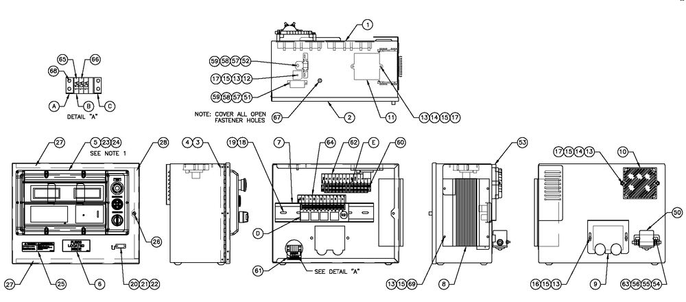 Av H-Panel 10a Batc 12v Diagram and Parts List for QT04554ANNNA (4501308 - 4636811)(2006) Generac Generator