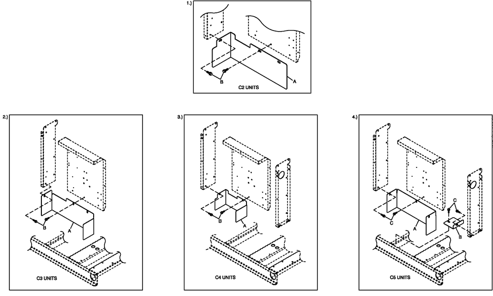 C4 Cb Connection Box Shielding C2/C4 Diagram and Parts List for 0053100 (0307V21696 - 5006V21514)(2007) Generac Generator