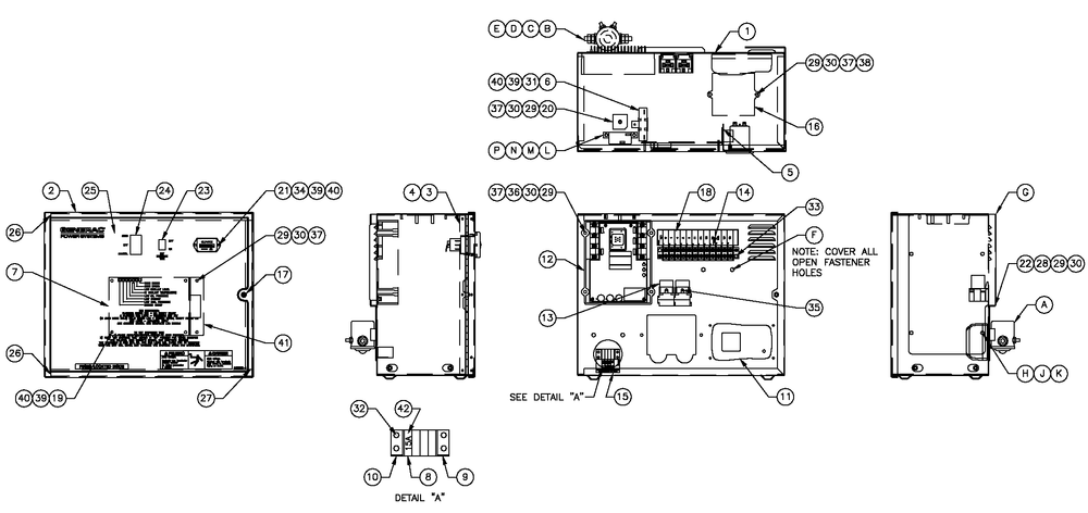 R-200c 3600 Rpm 2.4l Diagram and Parts List for QT04524ANSY (5453332 - 5453333)(2009) Generac Generator