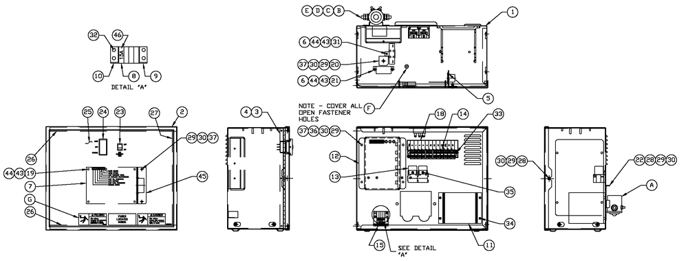 R-200 3600 Rpm 1.6l Diagram and Parts List for 0053381 (4646775 - 4840025)(2007) Generac Generator
