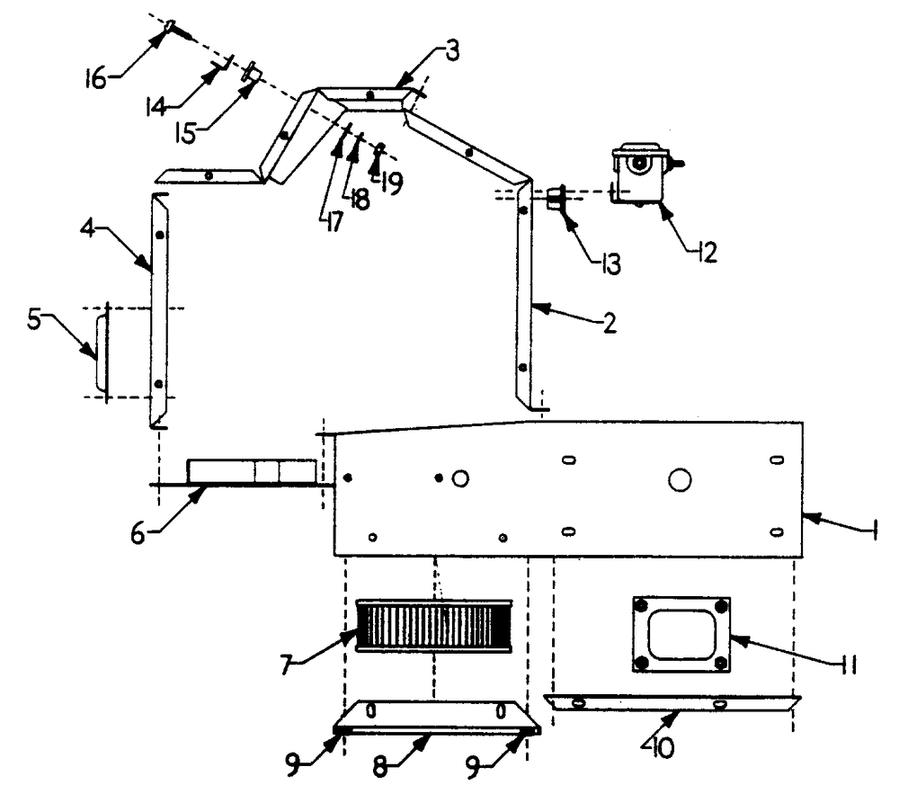Engine Shrouding Diagram and Parts List for 5696-5  Generac Generator