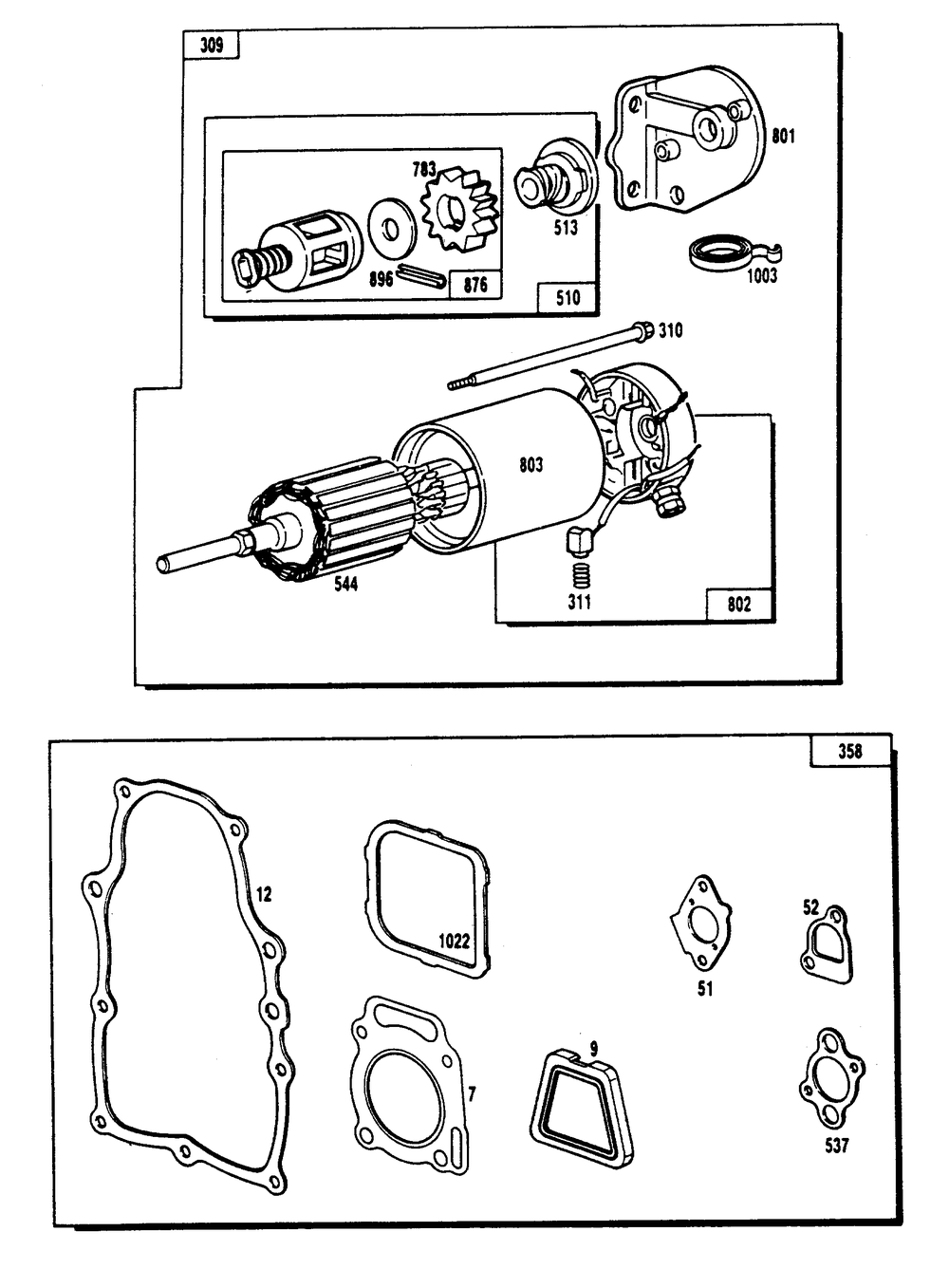 V-Twin Engine Parts (Part 3) Diagram and Parts List for 9131-0  Generac Generator