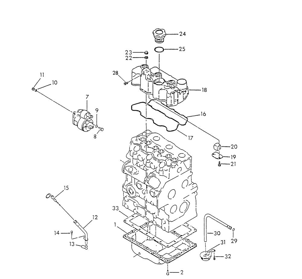 Top Cover, Oil Pan And Starter Motor Diagram and Parts List for 9422-0  Generac Generator