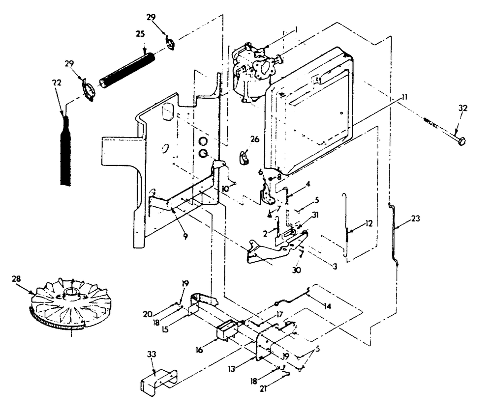 Gasoline Carburetor Diagram and Parts List for 9121-2  Generac Generator