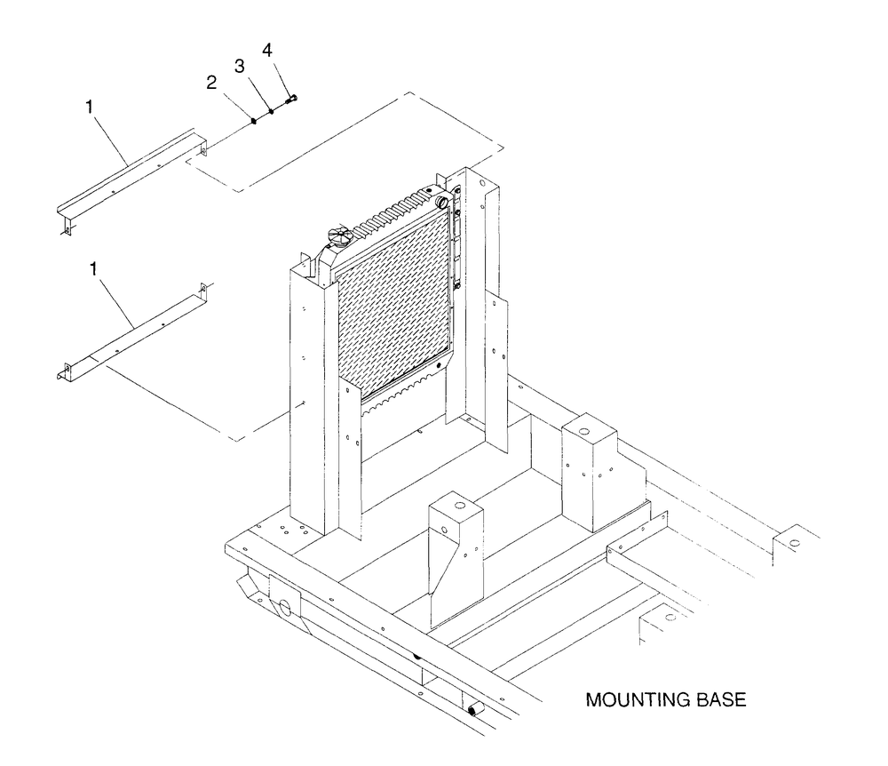 Air Outlet Diagram and Parts List for 4589-0  Generac Generator
