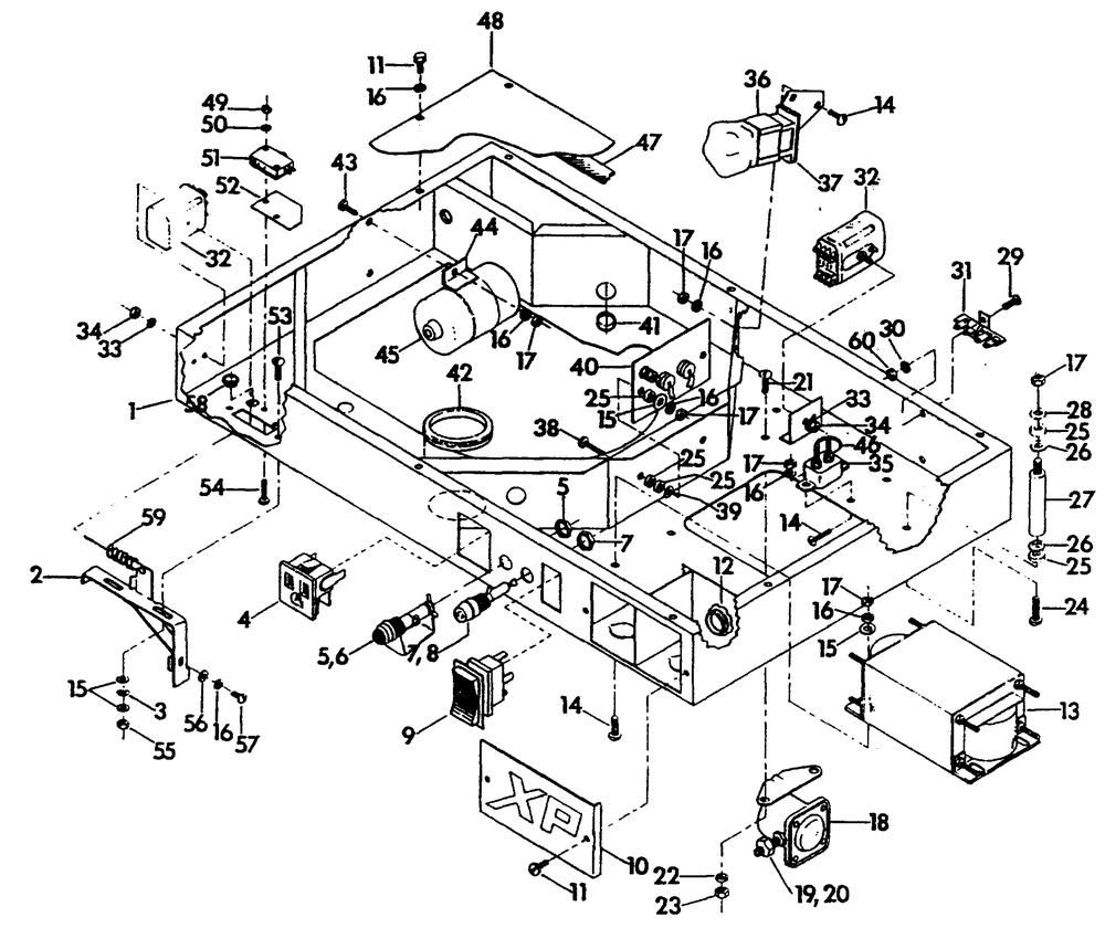 Blower Shroud Diagram and Parts List for 6215-0  Generac Generator