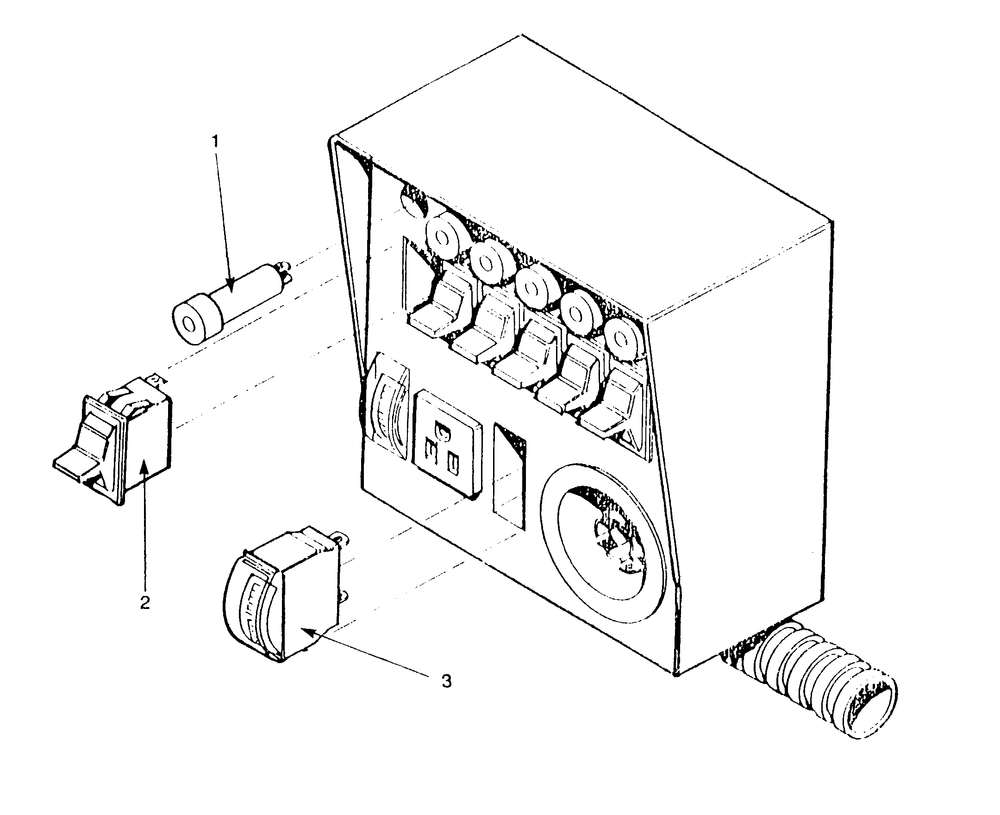 Transfer Switch Diagram and Parts List for 9280-0  Generac Generator