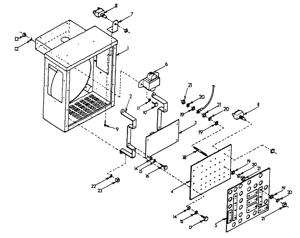Voltage-Phase Selector Board Diagram and Parts List for 9303-6  Generac Generator